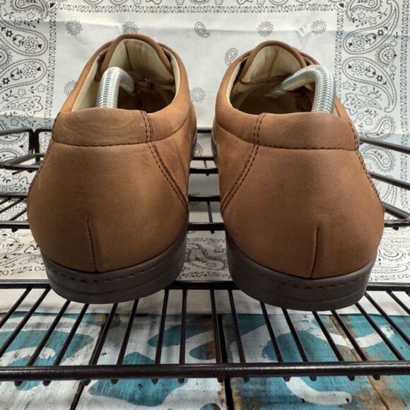 SAS TriPad Comfort Brown Leather Lace Up Shoes Women's Size 10N Made in USA - Picture 5 of 9